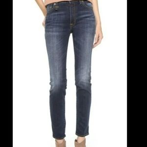 R13 Dark Blue Ankle & Cropped Jeans
